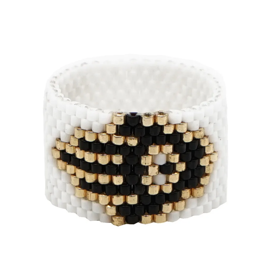 Boho Vintage Turkish Evil Eye Hand MIYUKI Rings for Men Women Geometric Handmade Beads Beaded Finger Ring Jewelry Gifts
Boho Vintage Turkish Evil Eye Hand MIYUKI Rings for Men Women Geometric Handmade Beads Beaded Finger Ring Jewelry Gifts