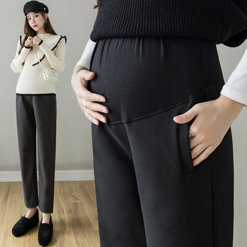 6082# Autumn Winter Thicken Woolen Maternity Straight Pants OL Formal Belly Pants Clothes for Pregnant Women Casual Pregnancy
6082# Autumn Winter Thicken Woolen Maternity Straight Pants OL Formal Belly Pants Clothes for Pregnant Women Casual Pregnancy