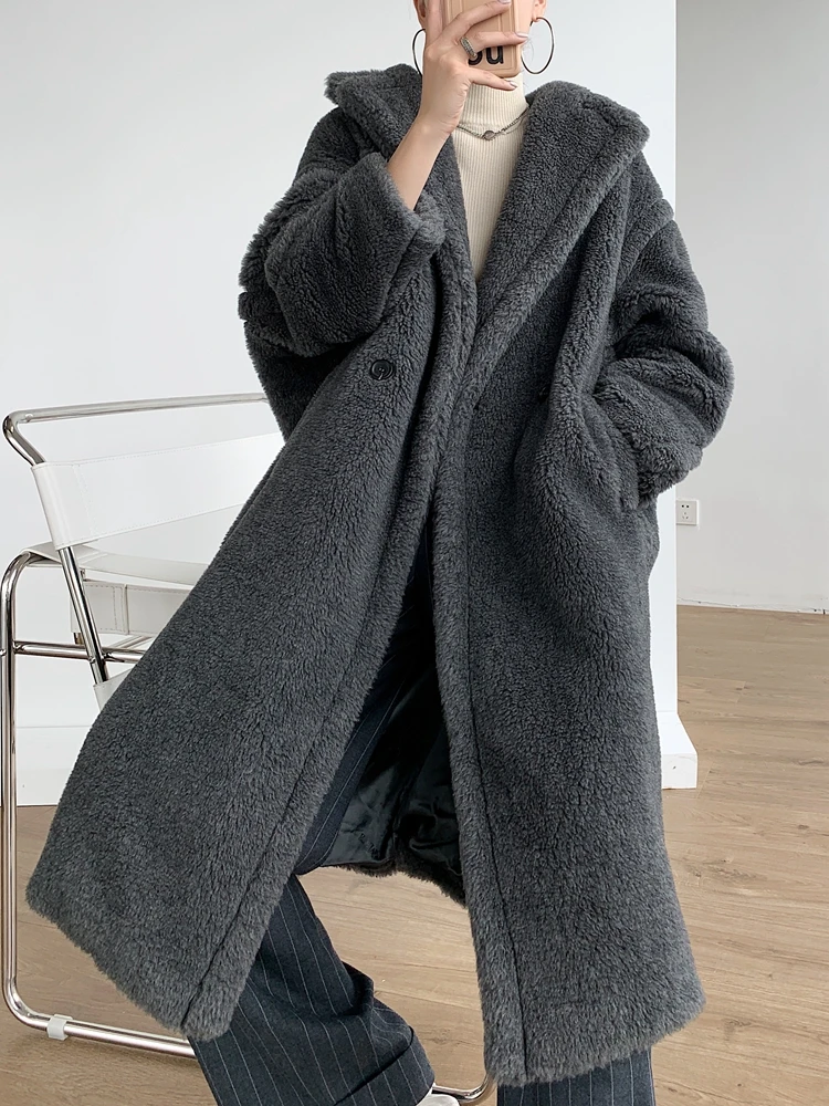 Women's Coat Teddy Bear real wool Fur Coat Women Coat Women thicken Coat oversize Coats vanilla tobacco blue Coat Women Classic
Women's Coat Teddy Bear real wool Fur Coat Women Coat Women thicken Coat oversize Coats vanilla tobacco blue Coat Women Classic