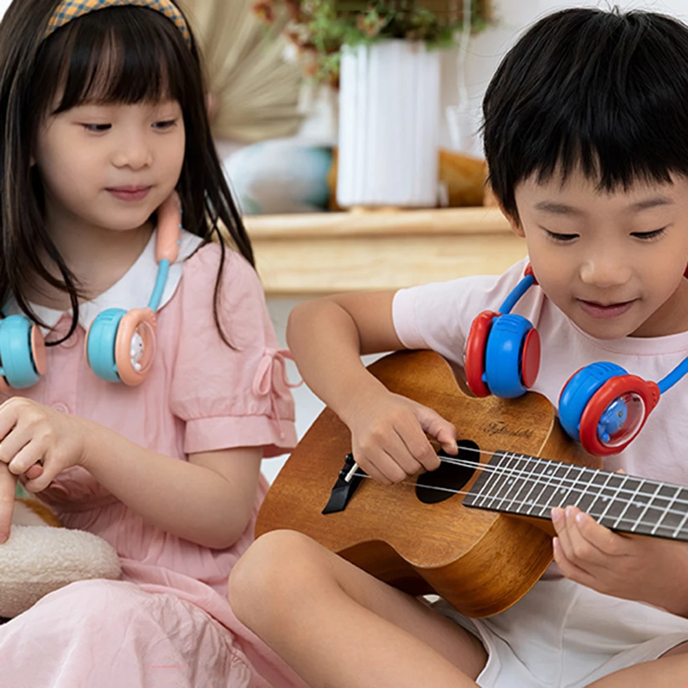 Mini Kids Cartoon Leafless Hanging Neck Fan Three Speed Wind 4800mAh Lithium Battery Suitable For Outdoor Office And Travel
Mini Kids Cartoon Leafless Hanging Neck Fan Three Speed Wind 4800mAh Lithium Battery Suitable For Outdoor Office And Travel