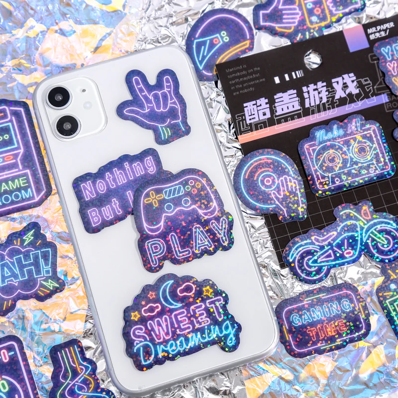 40 pcs/pack Stationery Laser stickers aesthetic Kawaii DIY Scrapbooking Diary Album notebooks Stick Label netflix premium
40 pcs/pack Stationery Laser stickers aesthetic Kawaii DIY Scrapbooking Diary Album notebooks Stick Label netflix premium