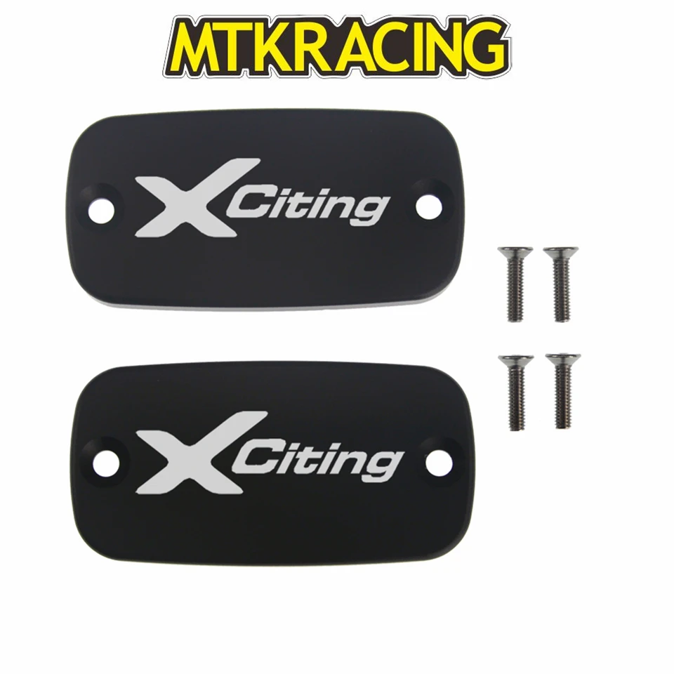 CNC Aluminum Motorcycle Brake Fluid Fuel Reservoir Tank Cover Cap FOR KYMCO Xciting 300/350/400/400S/500
CNC Aluminum Motorcycle Brake Fluid Fuel Reservoir Tank Cover Cap FOR KYMCO Xciting 300/350/400/400S/500