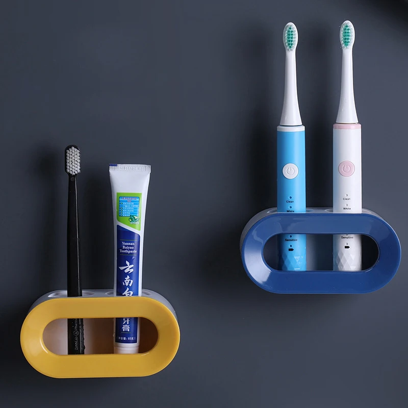 Bath Tooth Brush Holder Rack Wall Mounted Electric Toothbrush Holder Stand Draining Self-adhesive Bathroom Accessories Gray
Bath Tooth Brush Holder Rack Wall Mounted Electric Toothbrush Holder Stand Draining Self-adhesive Bathroom Accessories Gray