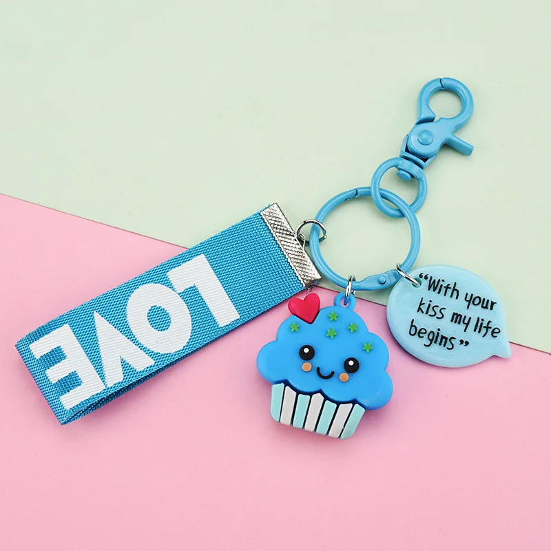 Braided Belt Cake Cartoon Anime Keychain Creative Cute Silicone Girl Car Bag Key Ring Couple Exquisite Gift Pendant Accessories
Braided Belt Cake Cartoon Anime Keychain Creative Cute Silicone Girl Car Bag Key Ring Couple Exquisite Gift Pendant Accessories