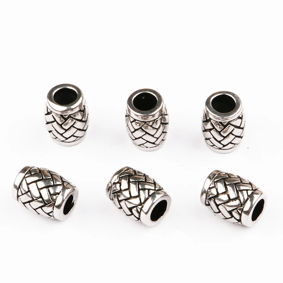 Tibetan Style Zinc Alloy Large Hole Barrel Shape Threaded Beads for Jewelry Making Metal Beads Charms DIY Bracelet Accessories
Tibetan Style Zinc Alloy Large Hole Barrel Shape Threaded Beads for Jewelry Making Metal Beads Charms DIY Bracelet Accessories