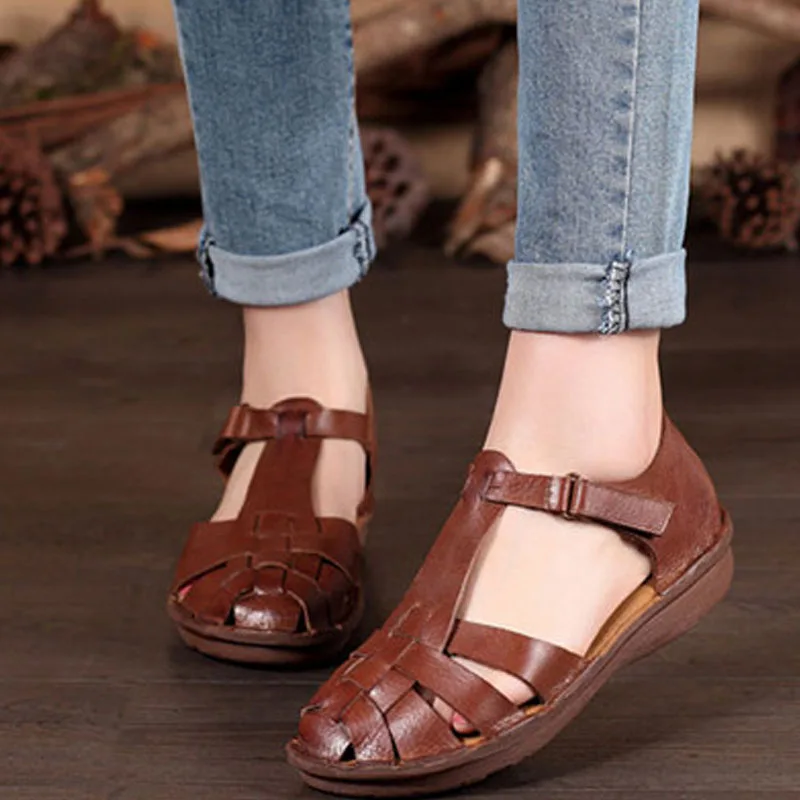 CEYANEAO 2018 Women Summer Sandals New Style Genuine Leather Shoes T-tied Design 653
CEYANEAO 2018 Women Summer Sandals New Style Genuine Leather Shoes T-tied Design 653