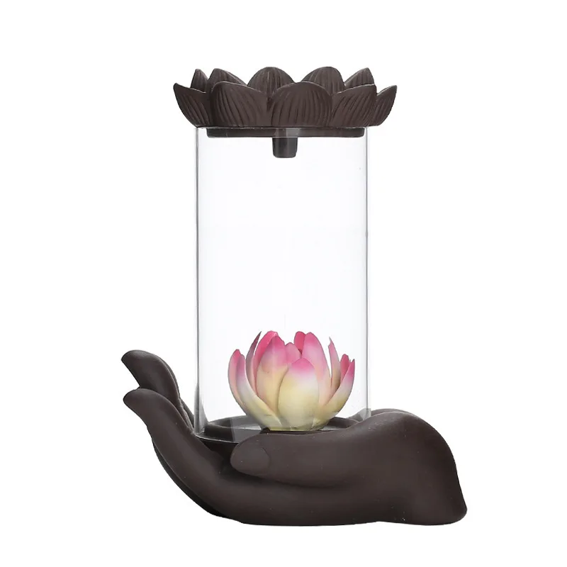 Free Cone Incense Holder Waterfall Ceramic Smoke Fountain Yoga Zen Lotus Incense Burner Backflow Living Room Decoration Gifts
Free Cone Incense Holder Waterfall Ceramic Smoke Fountain Yoga Zen Lotus Incense Burner Backflow Living Room Decoration Gifts