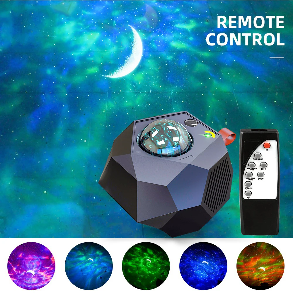 LED Aurora Galaxy Starry Sky Projector Lamp Ocean Wave Projection Moon Night Light with Bluetooth Speaker Home Bedroom Decor
LED Aurora Galaxy Starry Sky Projector Lamp Ocean Wave Projection Moon Night Light with Bluetooth Speaker Home Bedroom Decor