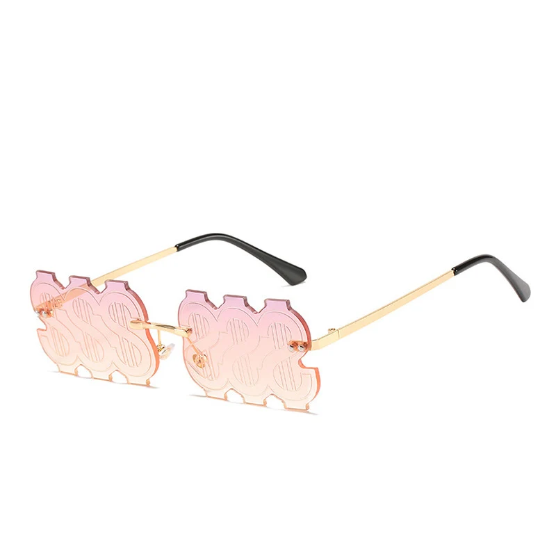 Dollar Shape Decorative Sunglasses Women Rimless Gradient Sun Glasses For Cosplay Show Internet Celebrity Recommend Oculos
Dollar Shape Decorative Sunglasses Women Rimless Gradient Sun Glasses For Cosplay Show Internet Celebrity Recommend Oculos