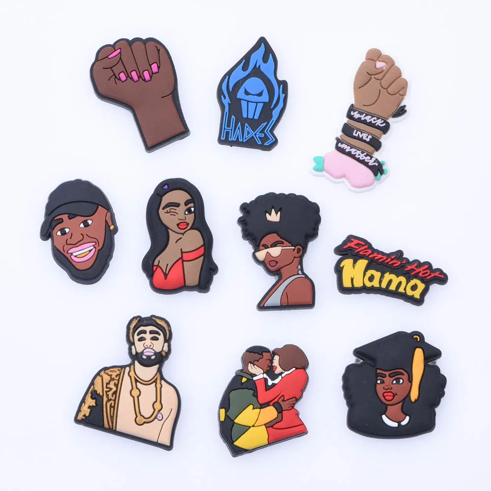 Black King Shoes Charms Black Lives Matter Shoes Accessories Soft Pvc Woman Queen Charm For Crocks
Black King Shoes Charms Black Lives Matter Shoes Accessories Soft Pvc Woman Queen Charm For Crocks