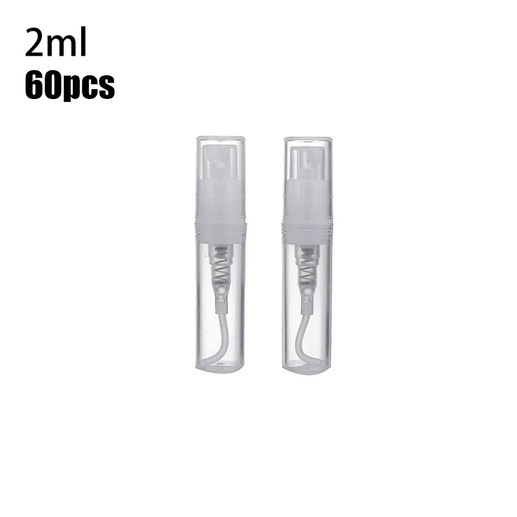 60pcs 2ML Transparent Plastic Spray Bottle Small Cosmetic Atomizer Perfume Bottles Pump Bottles -for Travel
60pcs 2ML Transparent Plastic Spray Bottle Small Cosmetic Atomizer Perfume Bottles Pump Bottles -for Travel
