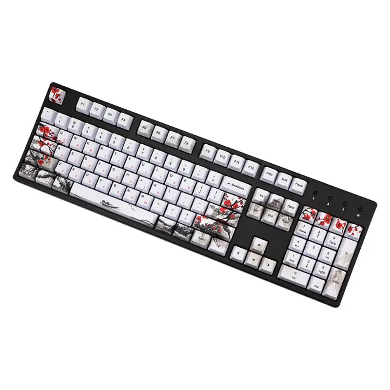5 Sides Dye-Sublimation 108 Keys PBT OEM Profile Keycap Wangjiang Plum Blossom 62KA
5 Sides Dye-Sublimation 108 Keys PBT OEM Profile Keycap Wangjiang Plum Blossom 62KA