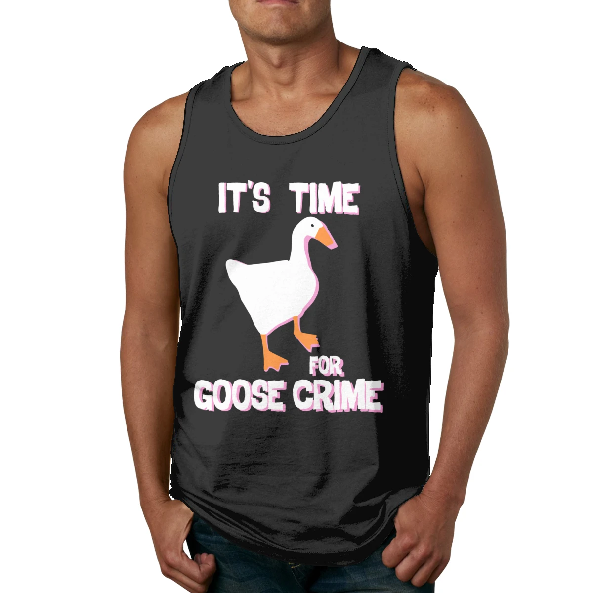 It's Time For Goose Crime Premium Tank Top Vintage Round Neck Retro Stylish Quality Cotton Sleeveless Shirt
It's Time For Goose Crime Premium Tank Top Vintage Round Neck Retro Stylish Quality Cotton Sleeveless Shirt