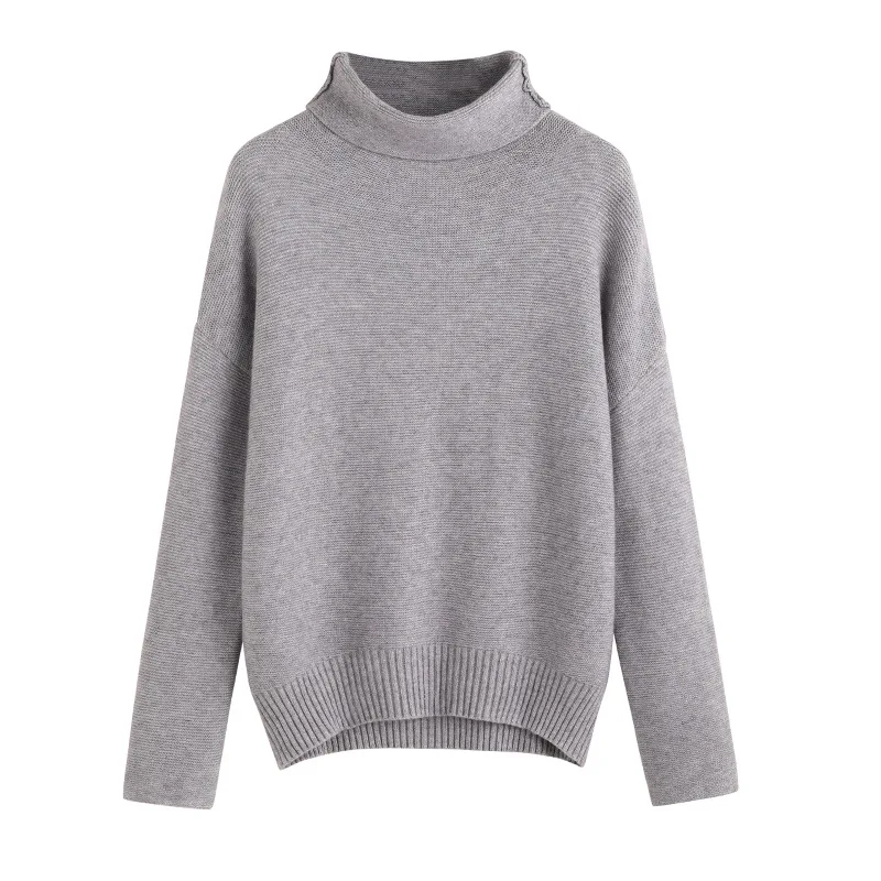 Autumn Winter Turtleneck Sweaters Women Tops Loose Knitted Pullover Sweaters Long Sleeve Cashmere Sweater Outerwear T8005
Autumn Winter Turtleneck Sweaters Women Tops Loose Knitted Pullover Sweaters Long Sleeve Cashmere Sweater Outerwear T8005