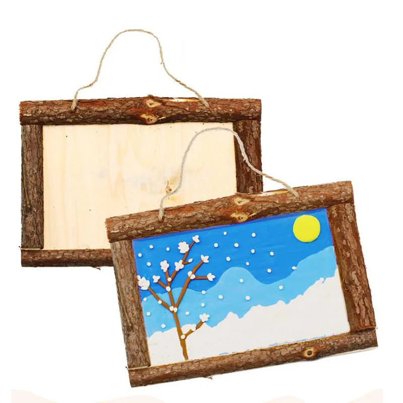 1 Pcs Cute DIY Blank Bark Photo Frame Wooden White Embryo Picture Frame DIY Snow Clay Pearl Clay Picture Wall Decor Craft Toys 
1 Pcs Cute DIY Blank Bark Photo Frame Wooden White Embryo Picture Frame DIY Snow Clay Pearl Clay Picture Wall Decor Craft Toys