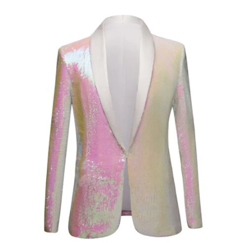 Striped blazers men's checkered sequined suit stage performance clothes nightclub bar DJ singer host jacket chaquetas y american
Striped blazers men's checkered sequined suit stage performance clothes nightclub bar DJ singer host jacket chaquetas y american
