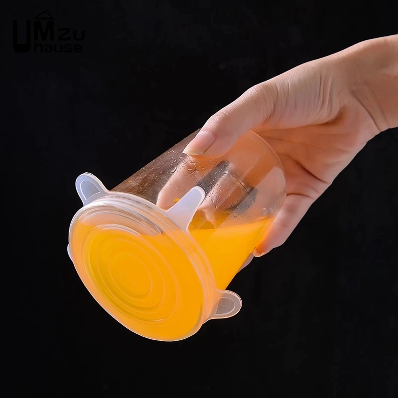 6 Pcs Kitchen Accessories Reusable Silicon Stretch Lids Universal Lid Silicone Food Wrap Bowl Lid Kitchen Gadgets Kitchen Tools 
6 Pcs Kitchen Accessories Reusable Silicon Stretch Lids Universal Lid Silicone Food Wrap Bowl Lid Kitchen Gadgets Kitchen Tools