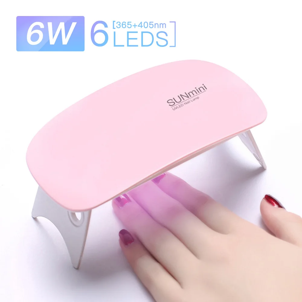 SUNmini 6W LED Nail Dryer Portable USB Cable UV Curing Lamp for Gel Based Polishes Manicure Pedicure Gel Machine Tool
SUNmini 6W LED Nail Dryer Portable USB Cable UV Curing Lamp for Gel Based Polishes Manicure Pedicure Gel Machine Tool
