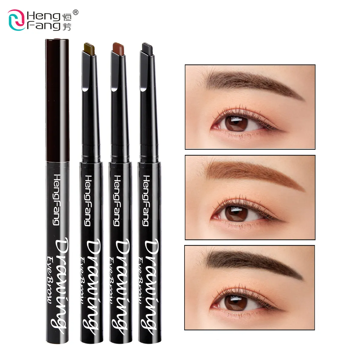 HengFang Eyes Makeup Tool Waterproof Automatic Eyebrow Pencils 24 Hours Long-Lasting Easy Drawing Smooth Enhancer 0.5g #H6502
HengFang Eyes Makeup Tool Waterproof Automatic Eyebrow Pencils 24 Hours Long-Lasting Easy Drawing Smooth Enhancer 0.5g #H6502