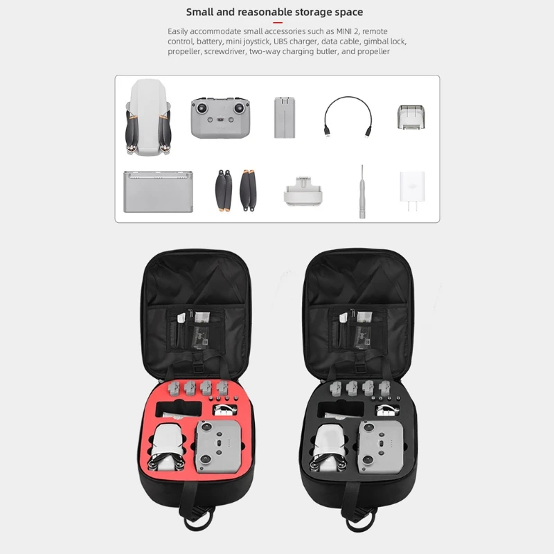 Hard Shell Carrying Case Travel Shockproof Waterproof Backpack Bag for Mavic Mini 2 Drone Accessories
Hard Shell Carrying Case Travel Shockproof Waterproof Backpack Bag for Mavic Mini 2 Drone Accessories