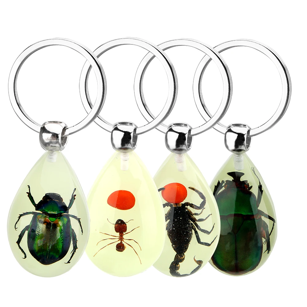 Creative Scorpion Keychain Artificial Amber Insect Car Keyring Scorpion Ant Amber Key Chains Luminous Car Accessories
Creative Scorpion Keychain Artificial Amber Insect Car Keyring Scorpion Ant Amber Key Chains Luminous Car Accessories