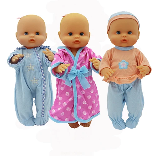 Новинка для отдыха 3 шт./компл. пижама одежда подходит кукол Nenuco y su Hermanita