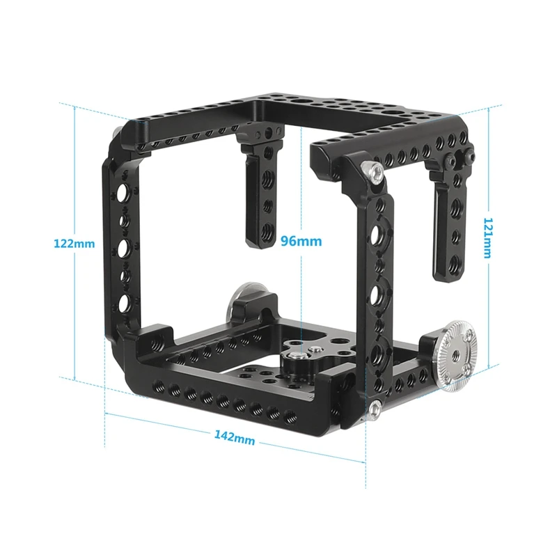 Exclusive Cage Kit with ARRI Rosette Mounts and NATO Rails for RED Komodo 6K Cinema Camera 
Exclusive Cage Kit with ARRI Rosette Mounts and NATO Rails for RED Komodo 6K Cinema Camera