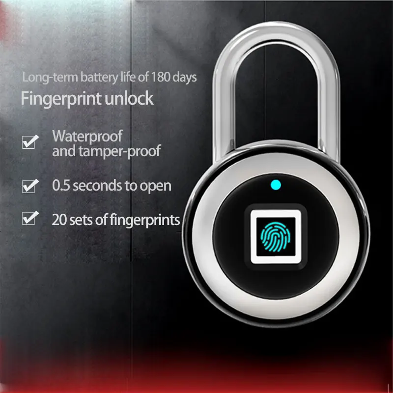 Fingerprint padlock smart small lock dormitory cabinet lock password fingerprint anti-theft lock warehouse gym fingerprint lock
Fingerprint padlock smart small lock dormitory cabinet lock password fingerprint anti-theft lock warehouse gym fingerprint lock