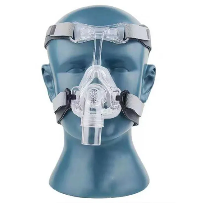 

CPAP Автоматическая Маска для носа, маска на все лицо с регулируемым головным убором, апноэ сна, против храпа, 3 размера, универсальная, включае...