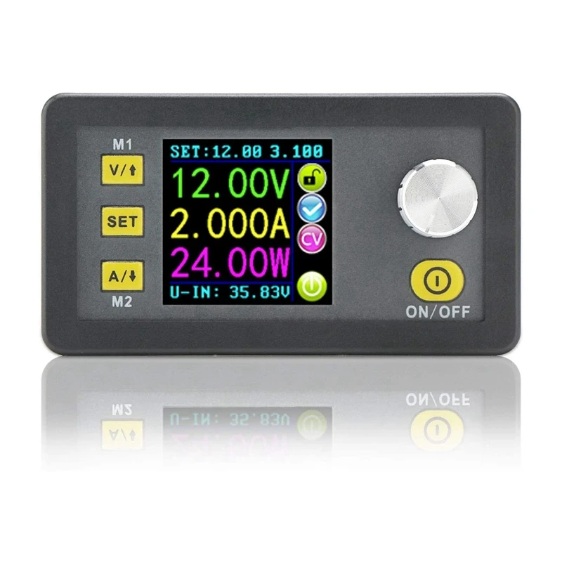 DPS5020 Constant Voltage Current DC-DC Step-Down Communication Power Supply Buck Voltage Converter LCD Voltmeter 50V 20A
DPS5020 Constant Voltage Current DC-DC Step-Down Communication Power Supply Buck Voltage Converter LCD Voltmeter 50V 20A