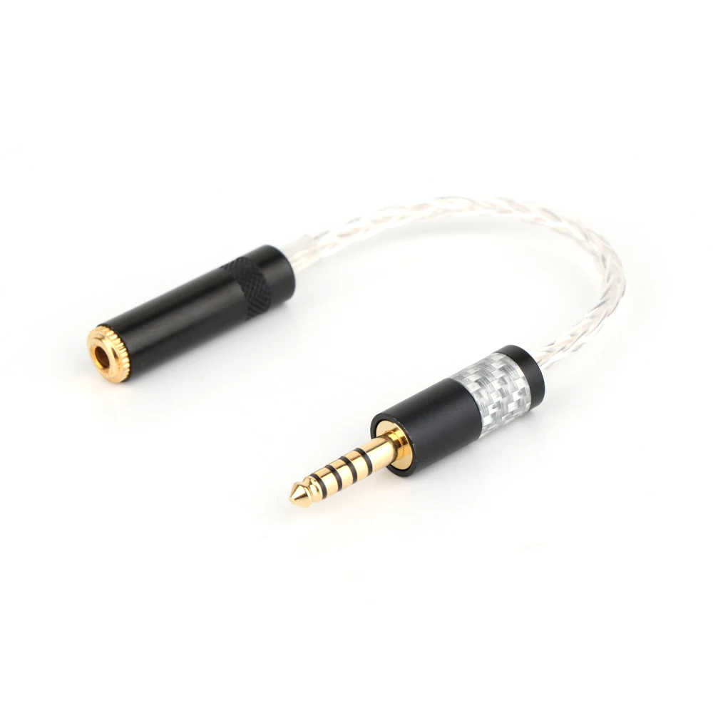 Hi-end OCC copper silver plated cord 4.4mm TRRS Balanced Male to 3.5mm Stereo Female Earphone Cable headphone upgrade cable
Hi-end OCC copper silver plated cord 4.4mm TRRS Balanced Male to 3.5mm Stereo Female Earphone Cable headphone upgrade cable