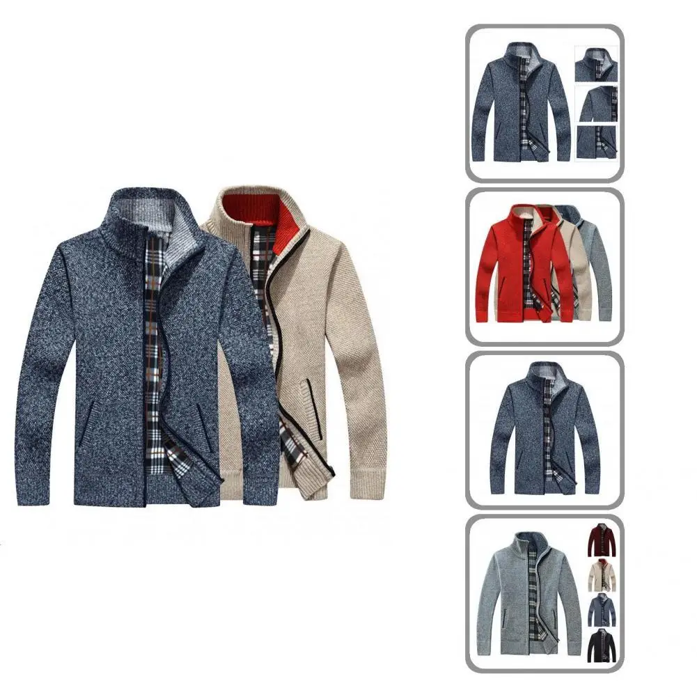 Knitwear Stylish Solid Color Zipper Sweater Autumn Winter Cardigan Sweater Loose for Outdoor
Knitwear Stylish Solid Color Zipper Sweater Autumn Winter Cardigan Sweater Loose for Outdoor