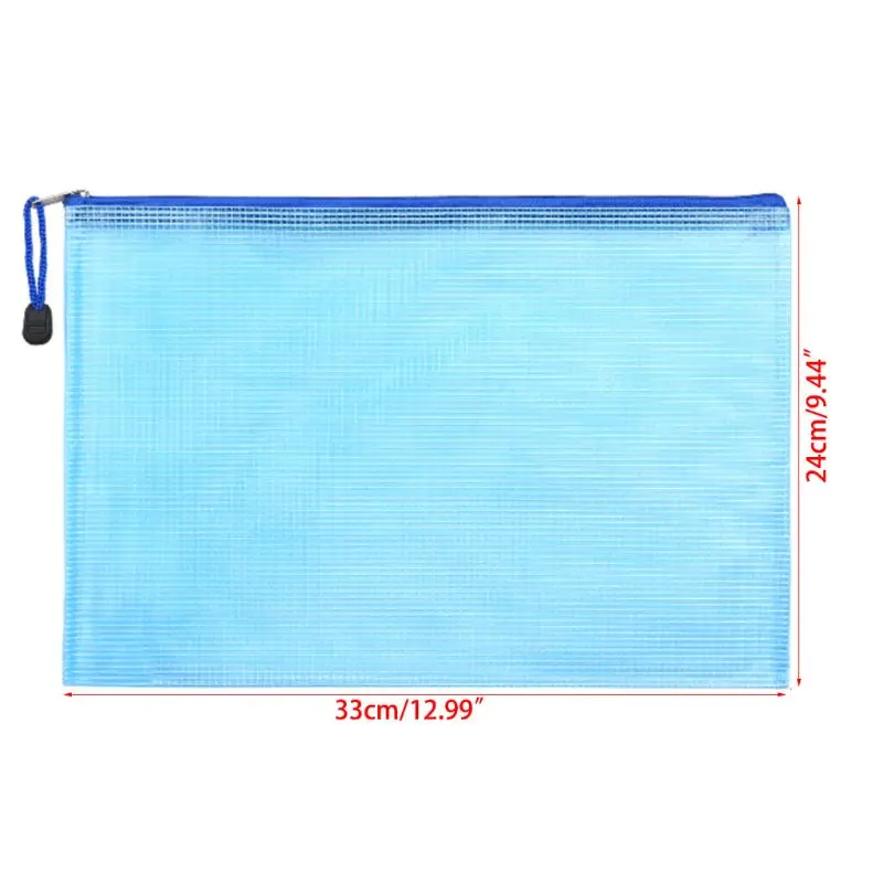 A4 Size Mesh Document File Bags Storage Pouch with Zipper for Cosmetics Offices
A4 Size Mesh Document File Bags Storage Pouch with Zipper for Cosmetics Offices
