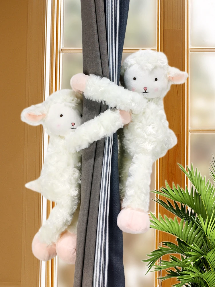 2pcs Little Lamb Curtain Tieback Holder Strap Tie Backs Children Room Decoration Accessories Holdback Curtain Strap Hook
2pcs Little Lamb Curtain Tieback Holder Strap Tie Backs Children Room Decoration Accessories Holdback Curtain Strap Hook