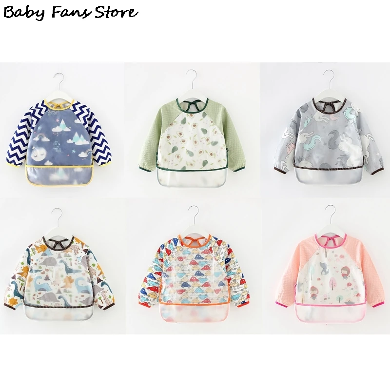 Детские нагрудники-бандана, милые красочные Мультяшные нагрудники, Водонепроницаемые Детские фартуки с длинным рукавом для кормления млад... 
Детские нагрудники-бандана, милые красочные Мультяшные нагрудники, Водонепроницаемые Детские фартуки с длинным рукавом для кормления млад...