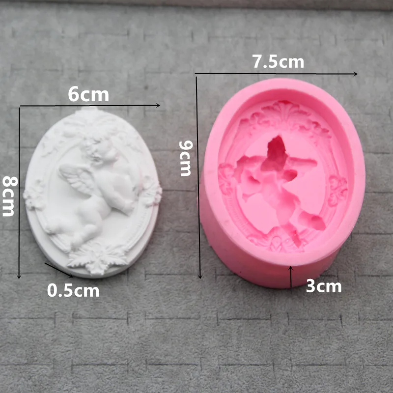 Silicone Mold Cute Little Angel Shaped Fondant Cake Baking Soap Form Candle Mold DIY Aroma Plaster Making Tool Kitchen Tools Acc
Silicone Mold Cute Little Angel Shaped Fondant Cake Baking Soap Form Candle Mold DIY Aroma Plaster Making Tool Kitchen Tools Acc