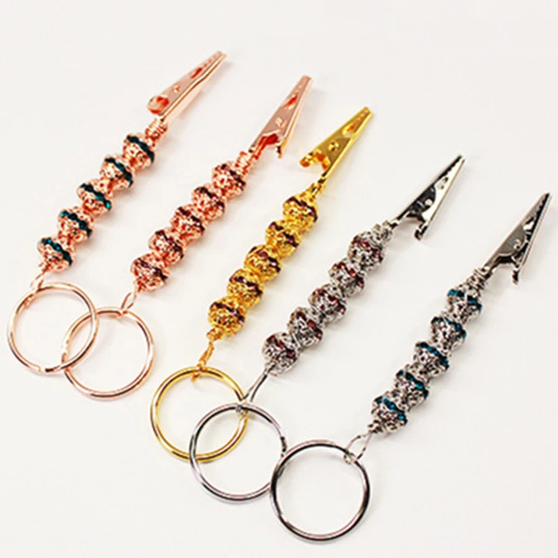 Fashion Smoking Holder Clips Keychain Women Joint Holder Rhinestone Bead Smoking Accessories Wholesale
Fashion Smoking Holder Clips Keychain Women Joint Holder Rhinestone Bead Smoking Accessories Wholesale