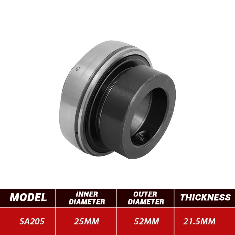 3pcs Outer Wire Bearing SA205 Mental Pillow Block Bearing SA205 25mm*52mm*21.5mm Steel Bearings High Quality
3pcs Outer Wire Bearing SA205 Mental Pillow Block Bearing SA205 25mm*52mm*21.5mm Steel Bearings High Quality