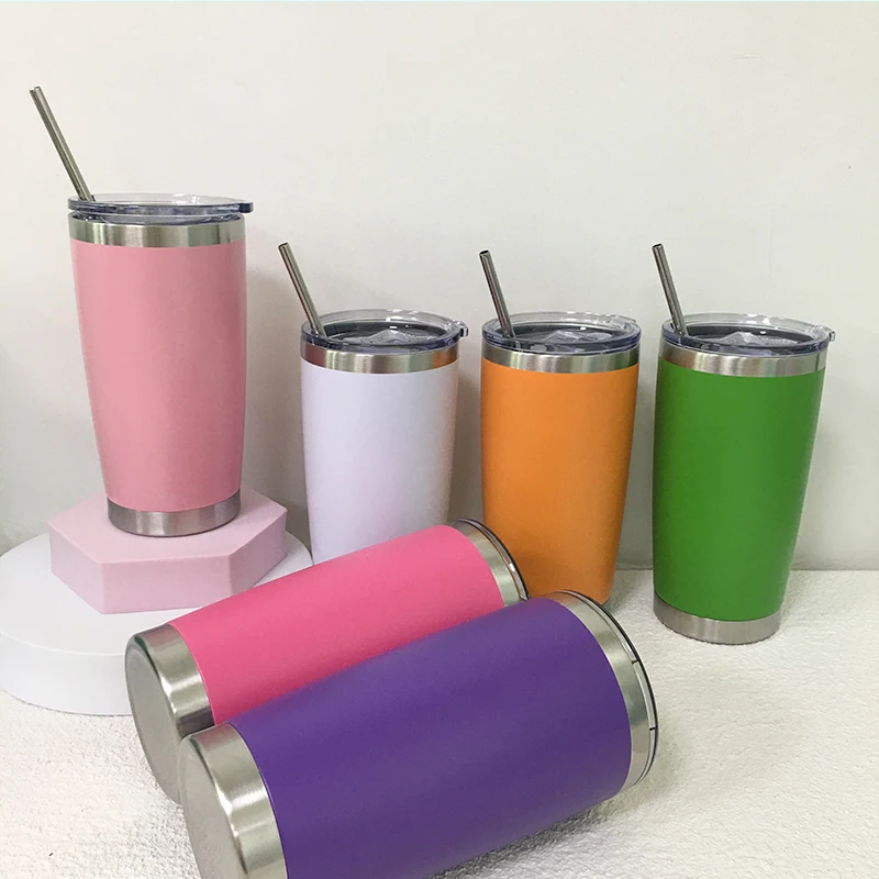 20oz Tumbler With Stainless Steel Straw Seal Lids Beer Mug Double Wall Vacuum Insulated Eco-Friendly Coffe Cup Gift For Man
20oz Tumbler With Stainless Steel Straw Seal Lids Beer Mug Double Wall Vacuum Insulated Eco-Friendly Coffe Cup Gift For Man