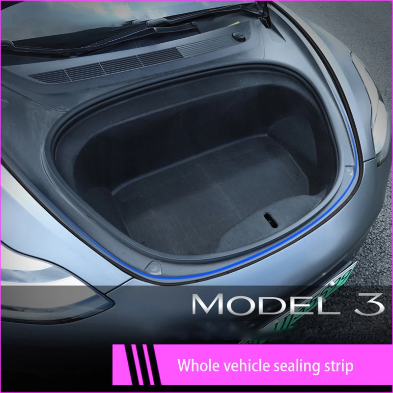 For Tesla Model3 Special Sealing Strip Dustproof Noise-Proof Waterproof And Shock-Absorbing Rubber Strip Modification Accessorie
For Tesla Model3 Special Sealing Strip Dustproof Noise-Proof Waterproof And Shock-Absorbing Rubber Strip Modification Accessorie