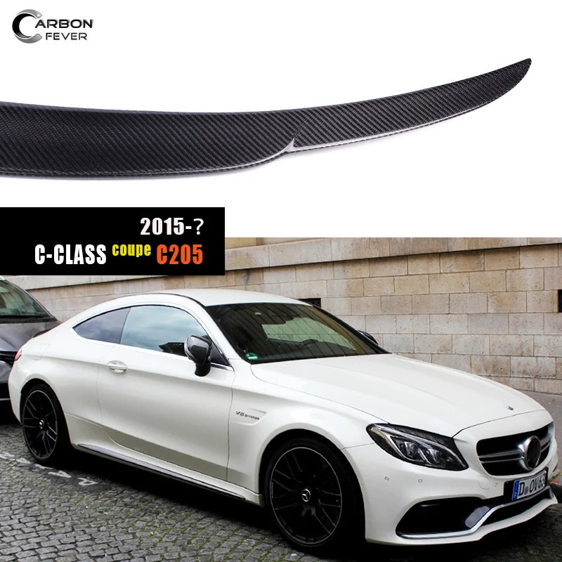 Car Styling Carbon Fiber Gloss Finished Spoilers Rear Wing Styling Fit for Mercedes C Class C205 2-Door Coupe 2015-2021
Car Styling Carbon Fiber Gloss Finished Spoilers Rear Wing Styling Fit for Mercedes C Class C205 2-Door Coupe 2015-2021