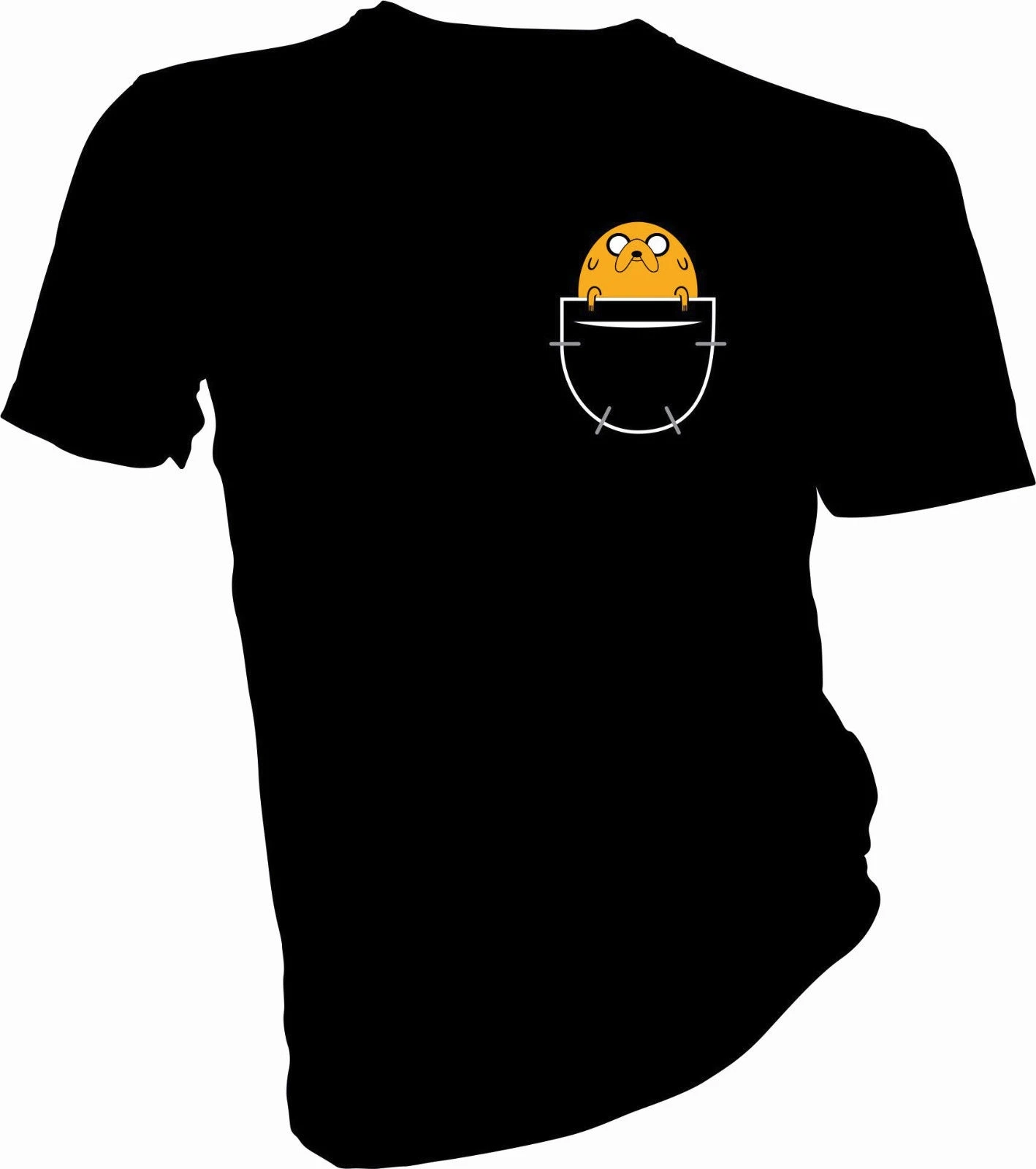 Jake in My Pocket Adventure Time/детская футболка для взрослых Футболка с героями мультфильмов