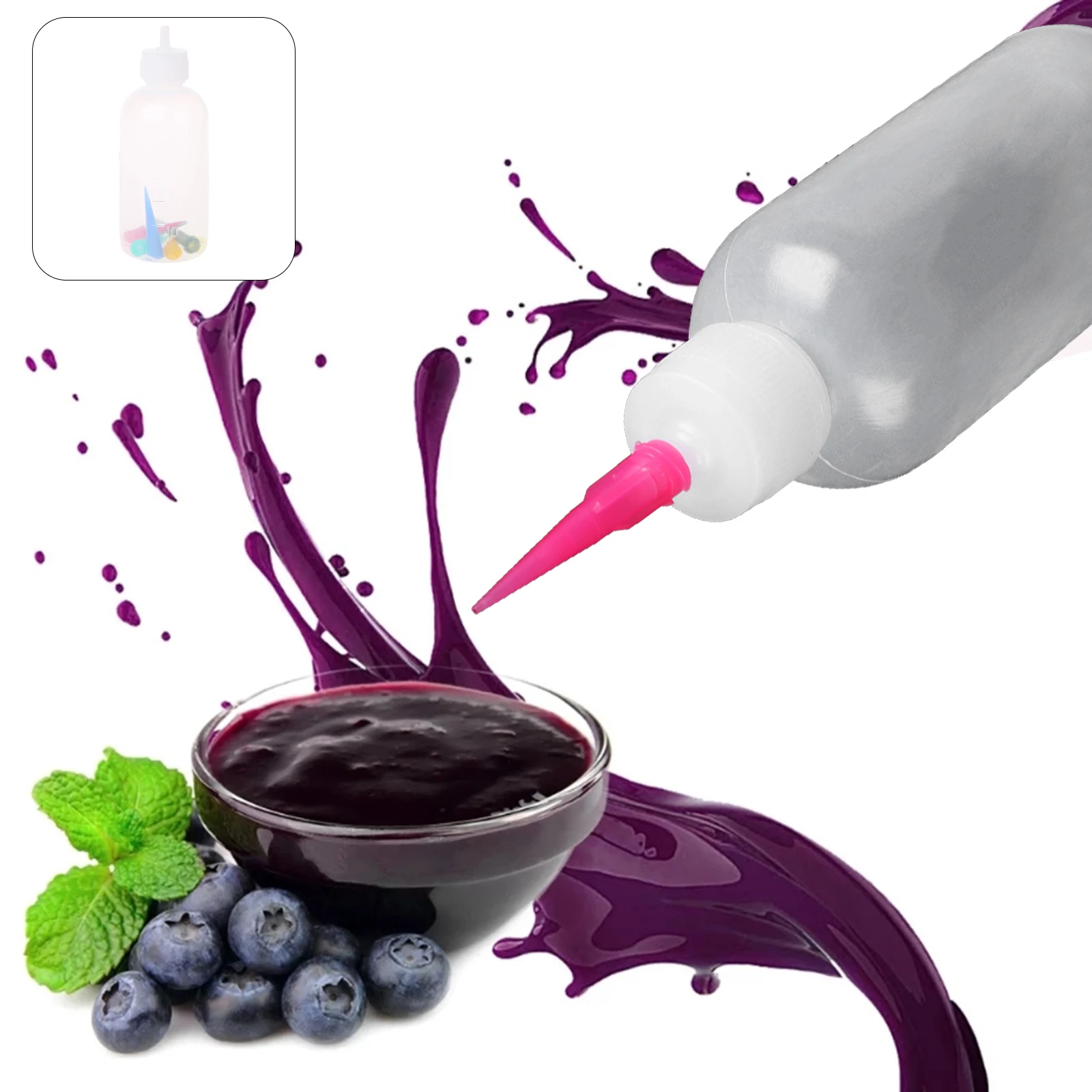Squeeze Bottles 50ML Ketchup Dispenser Plastic Food-grade Cream Jam Painting Nozzles Pastry Sauce Cake Decoration Craft Tool
Squeeze Bottles 50ML Ketchup Dispenser Plastic Food-grade Cream Jam Painting Nozzles Pastry Sauce Cake Decoration Craft Tool