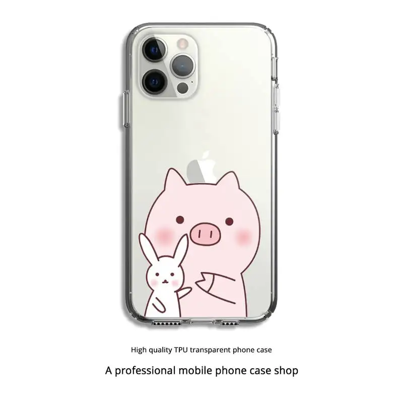 Cute PINK Kawai Pig Phone Case Clear Cover For Iphone 5 6 7 8 11 12 plus XR X XS SE2020 11/12PRO Max Transparent Cases
Cute PINK Kawai Pig Phone Case Clear Cover For Iphone 5 6 7 8 11 12 plus XR X XS SE2020 11/12PRO Max Transparent Cases