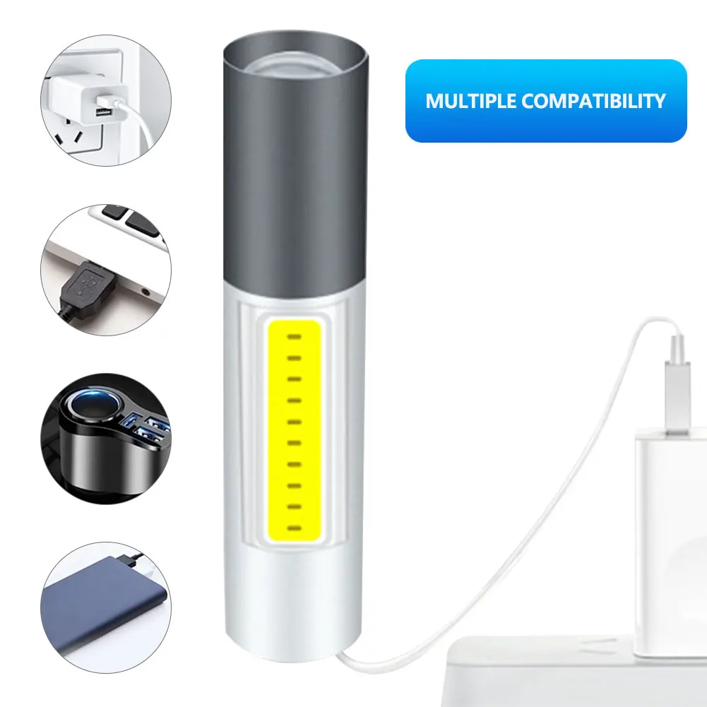 Outdoor Activities Lightweight Portable Flashlight Rechargeable Zoomable LED Flashlight Fishing Hunting Hiking Accessories
Outdoor Activities Lightweight Portable Flashlight Rechargeable Zoomable LED Flashlight Fishing Hunting Hiking Accessories