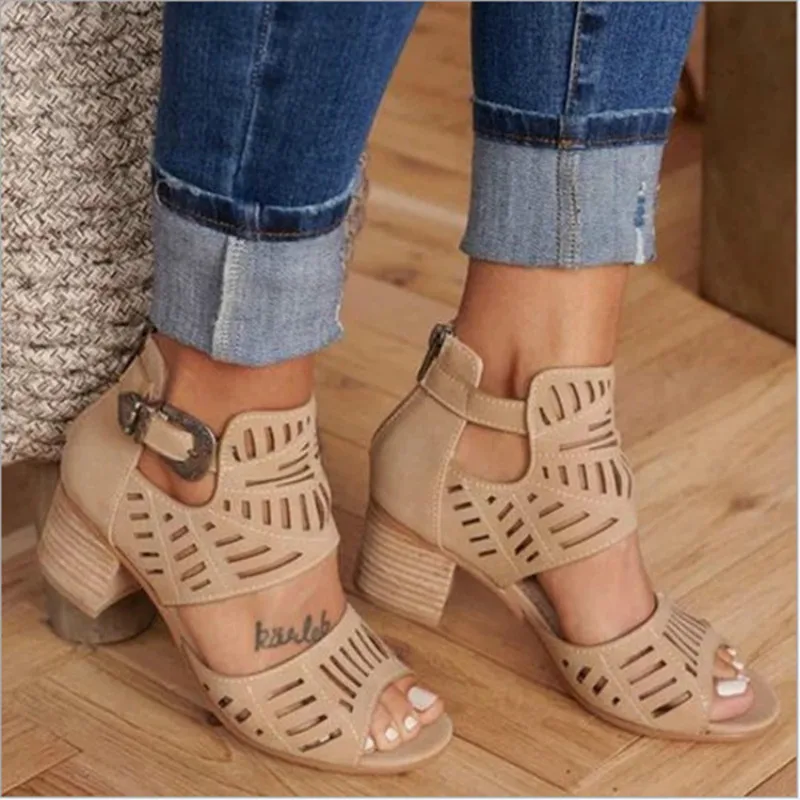 Heel Sandals Women Flats Back Strap Gladiator Fashion Open Toe Platform Women Buckle Sandals Shoes Plus Size 2020
Heel Sandals Women Flats Back Strap Gladiator Fashion Open Toe Platform Women Buckle Sandals Shoes Plus Size 2020