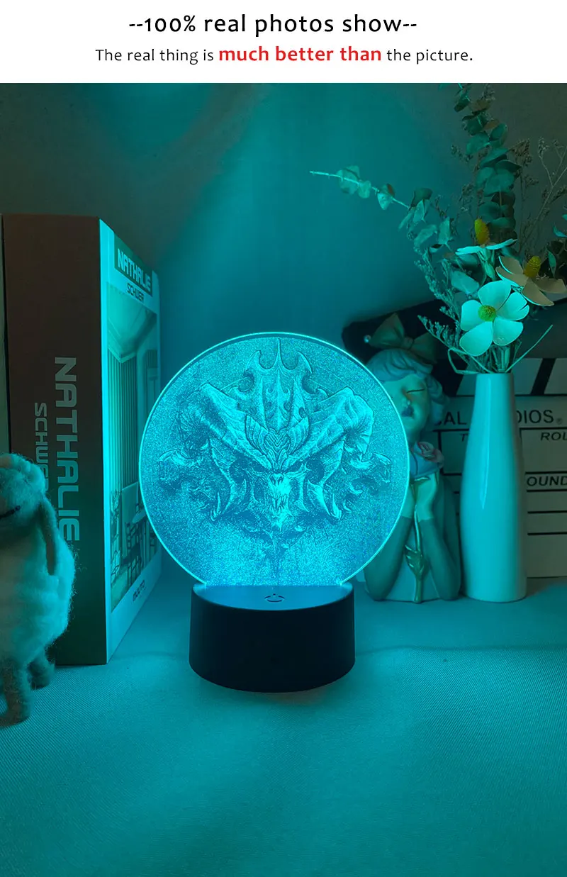 3D LED Picture Home Night Light Lamp Game DIABLO Sword Man Bluetooth Speaker 16 Color Decoration Hotel Room Decoration
3D LED Picture Home Night Light Lamp Game DIABLO Sword Man Bluetooth Speaker 16 Color Decoration Hotel Room Decoration