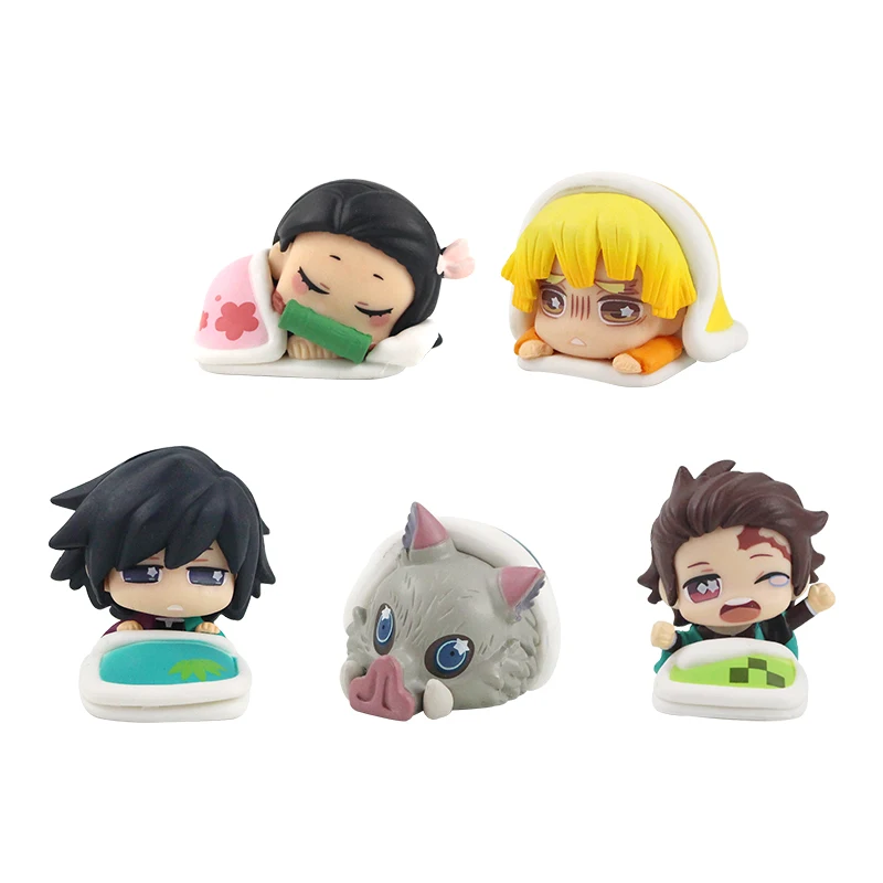 5pcs/set Demon Slayer Kimetsu no Yaiba Kamado Action Figure Tanjirou Nezuko Zenitsu Giyuu Inosuke Sleeping Figure PVC Model Toy
5pcs/set Demon Slayer Kimetsu no Yaiba Kamado Action Figure Tanjirou Nezuko Zenitsu Giyuu Inosuke Sleeping Figure PVC Model Toy