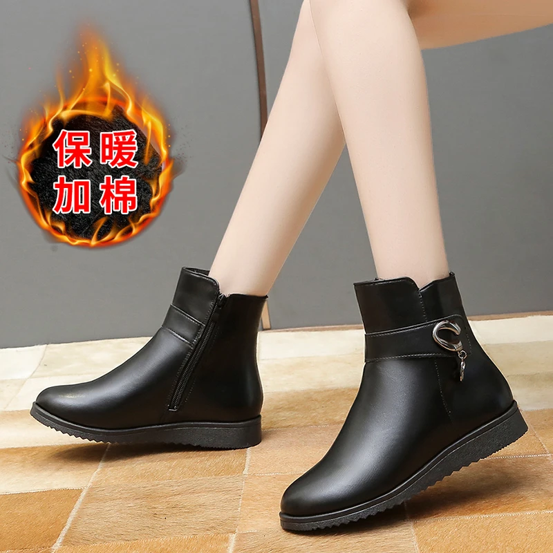 Shoes Women Ankle Boots Round Toe Thick Sole Comfortable Platform Snow Boots for Woman Winter Female Keep Warm Botas De Mujer
Shoes Women Ankle Boots Round Toe Thick Sole Comfortable Platform Snow Boots for Woman Winter Female Keep Warm Botas De Mujer