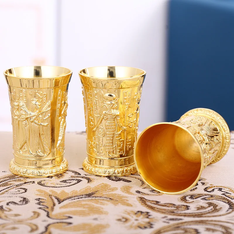 Mini Spirits Wine Glasses Cup 50ml Relief Retro Diamond Pattern Gift Decoration Goblet Drinking Alloy Antique
Mini Spirits Wine Glasses Cup 50ml Relief Retro Diamond Pattern Gift Decoration Goblet Drinking Alloy Antique